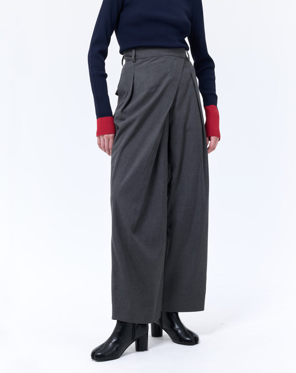 WIDE WRAP PANTS