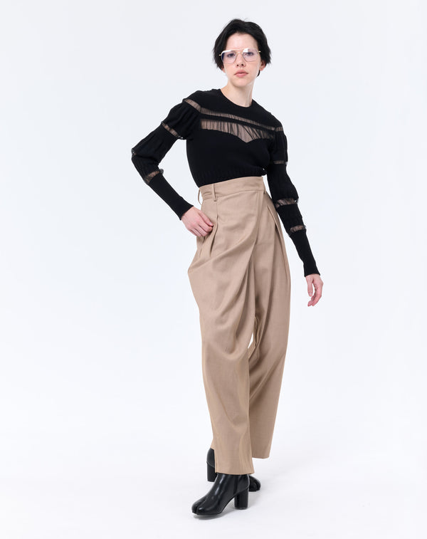 WIDE WRAP PANTS