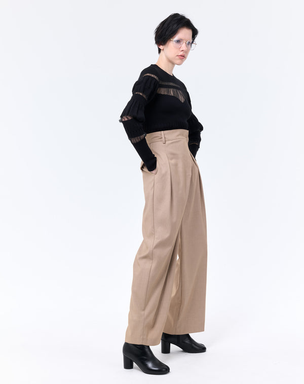 WIDE WRAP PANTS