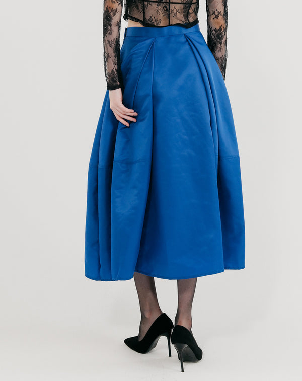 TAFFETA COCOON SKIRT