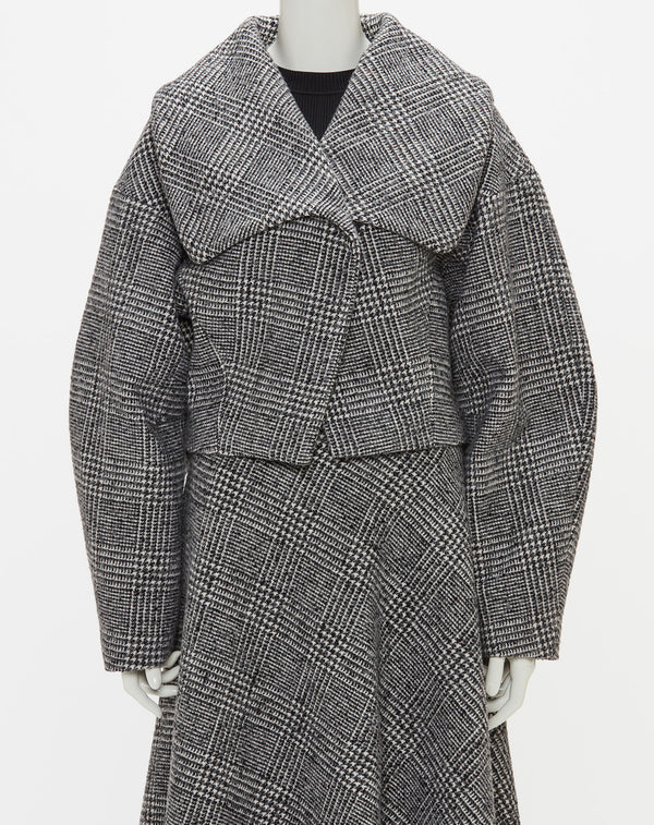 BIG COLLAR SHORT JACKET