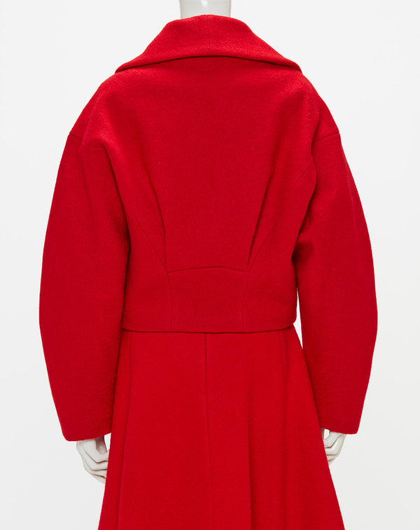 BIG COLLAR SHORT JACKET