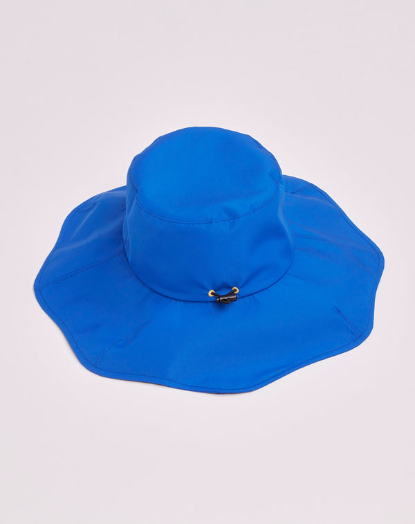 SCALLOPED-EDGE TAFETTA HAT