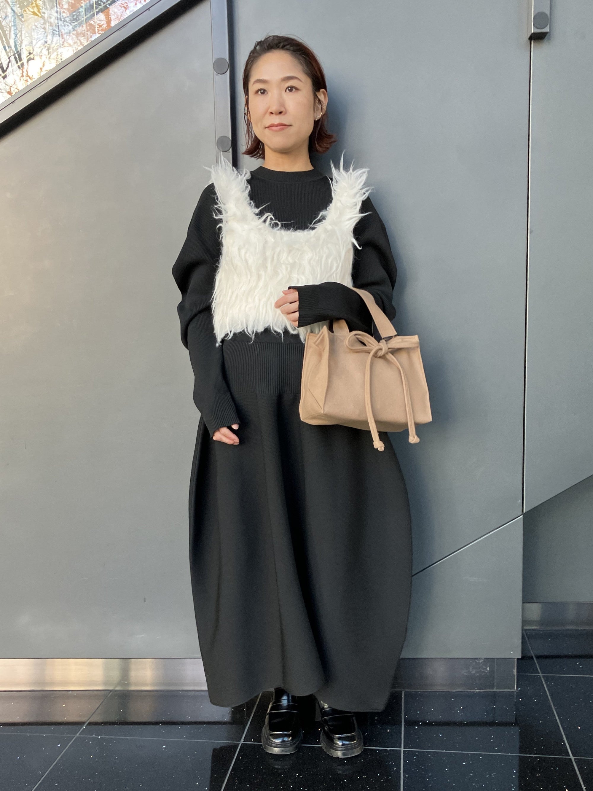 2WAY FLUFFY SHAGGY VEST