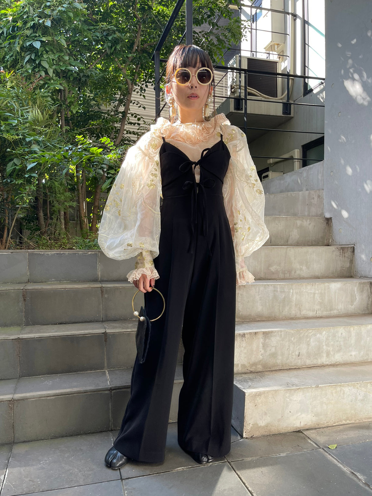 DOUBLE RIBBON JUMPSUIT