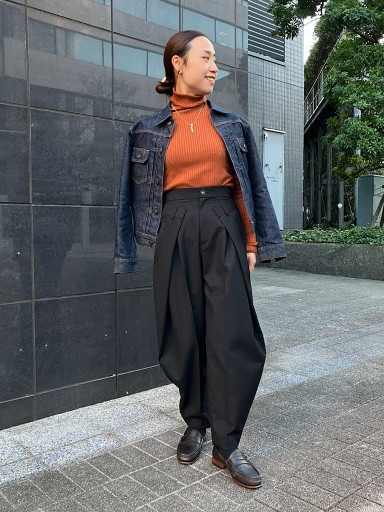 TUCKED WAIST COCON PANTS