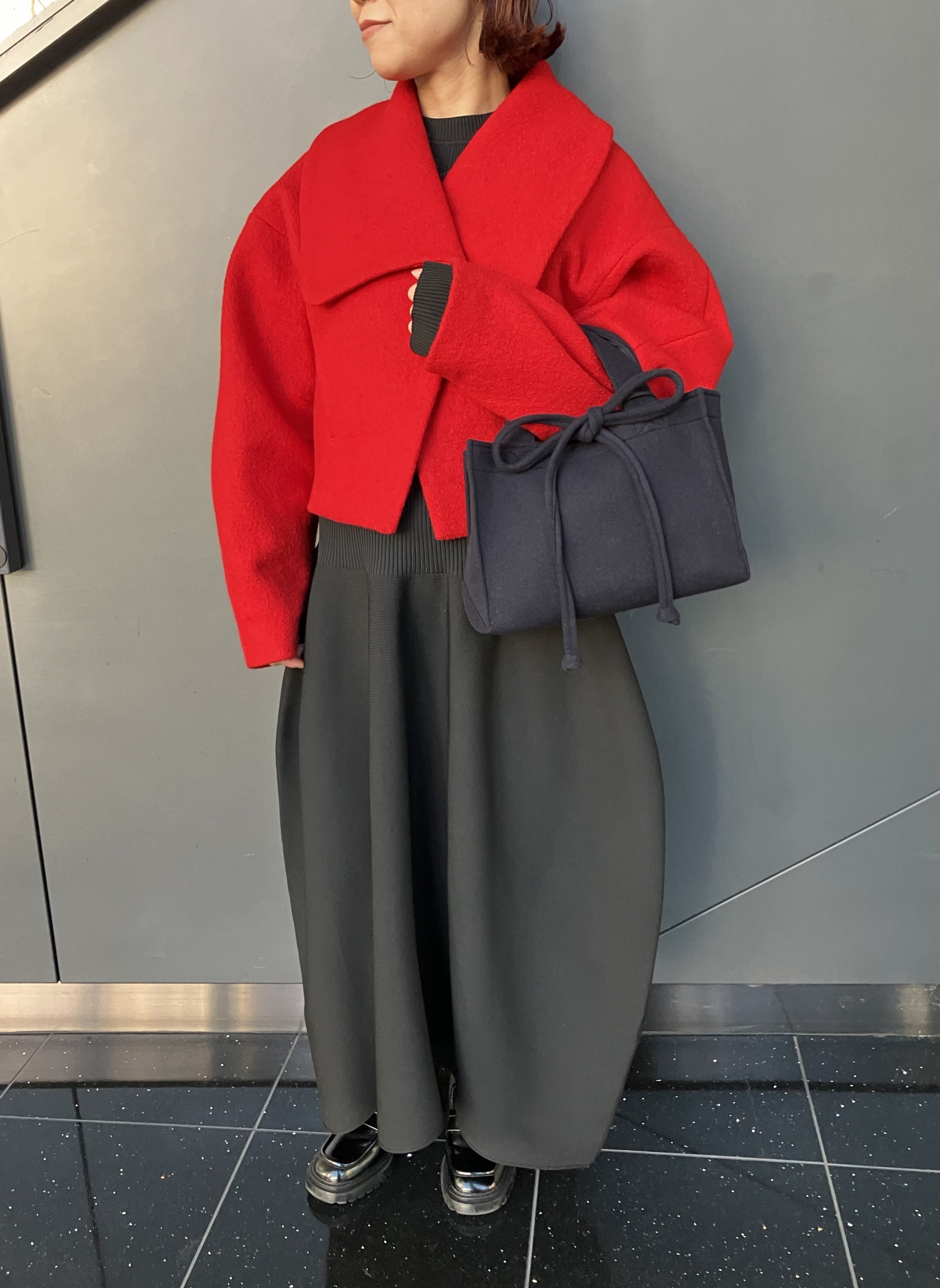 BIG COLLAR SHORT JACKET