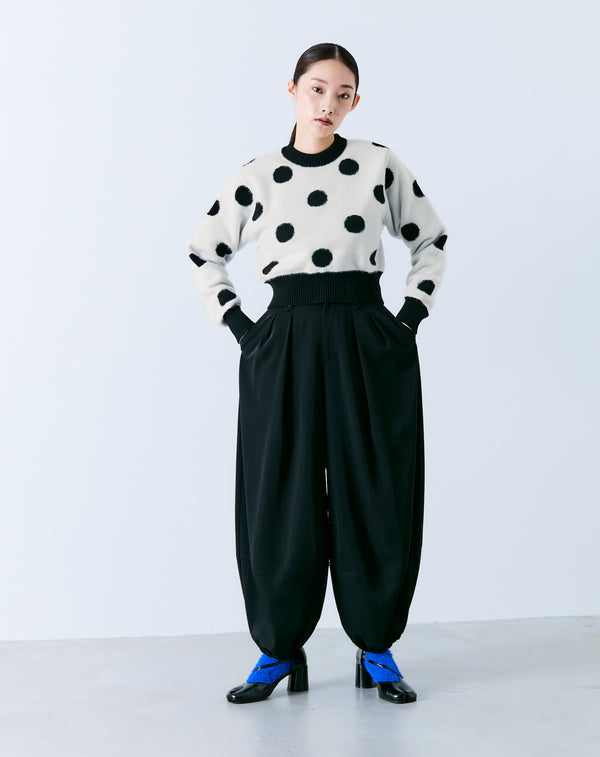 POLKA DOT KNIT TOP