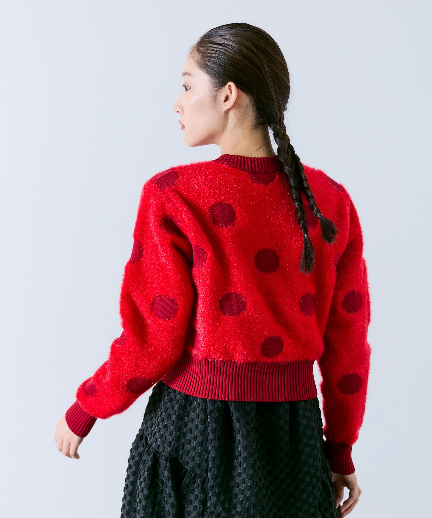 POLKA DOT KNIT TOP