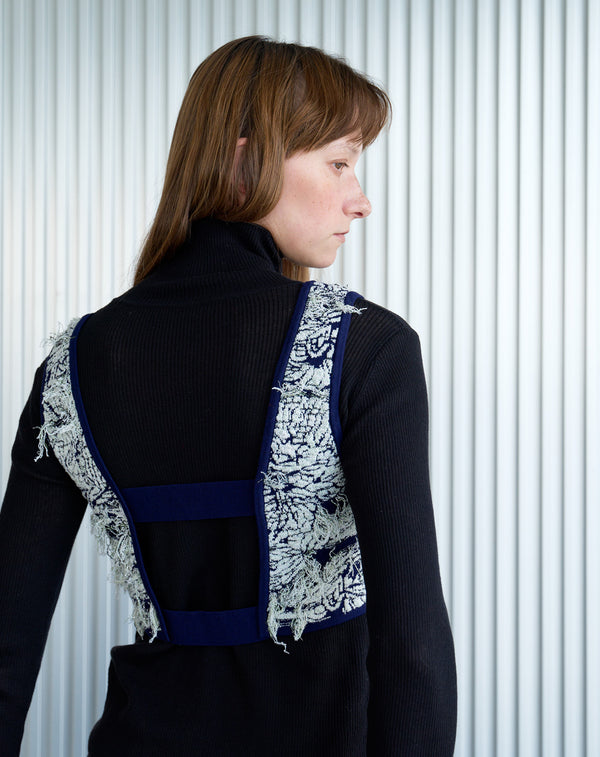 JACQUARD KNIT VEST