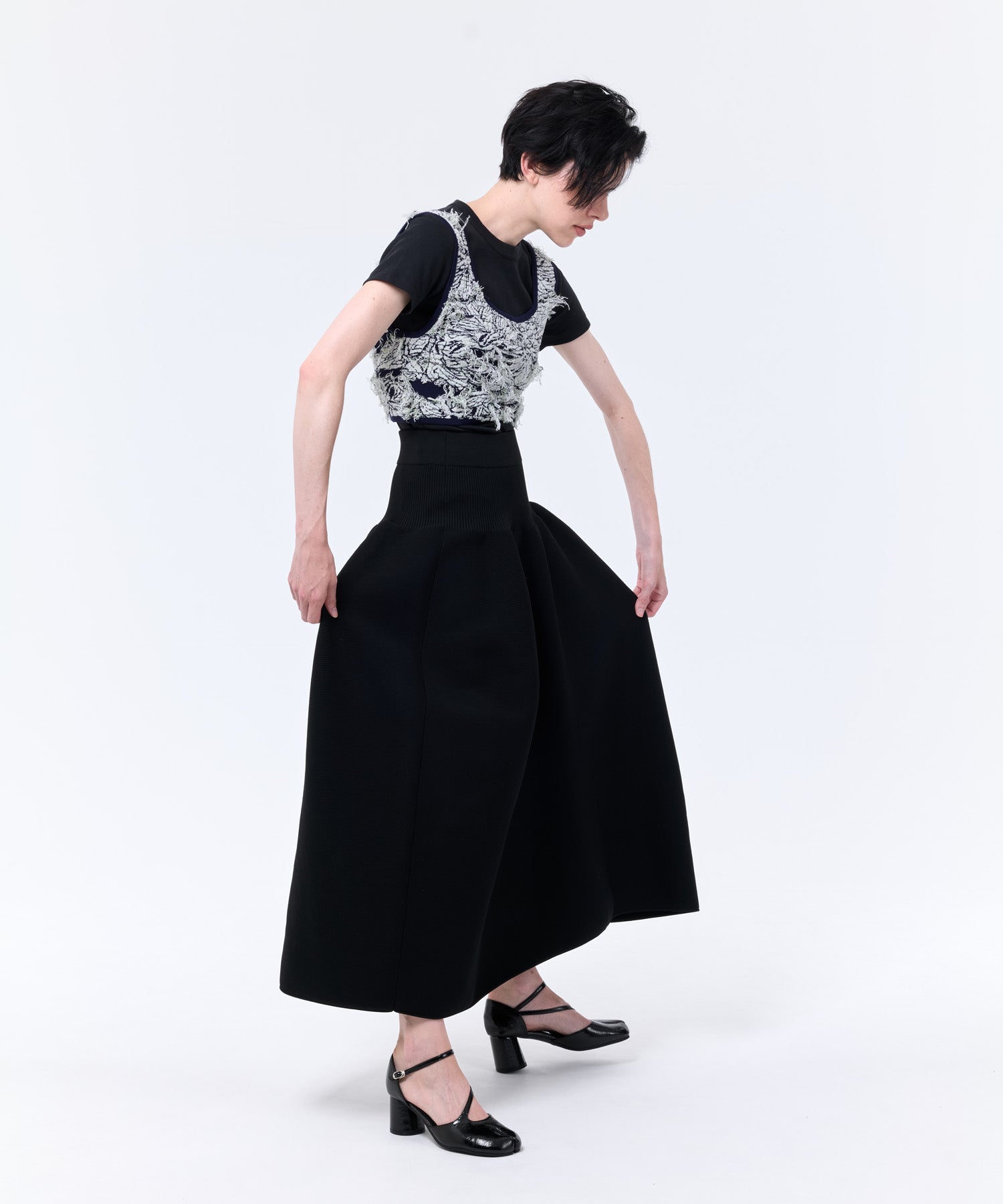 JACQUARD KNIT VEST