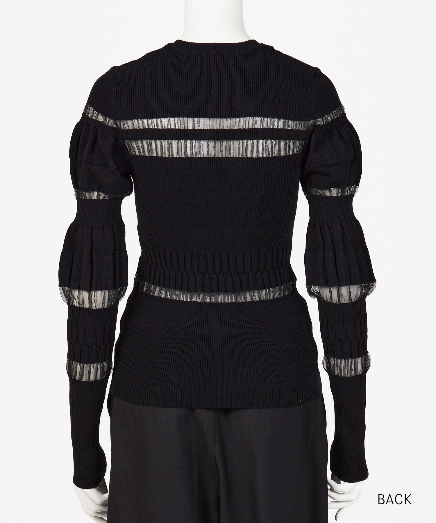 SHEER PANEL PULLOVER