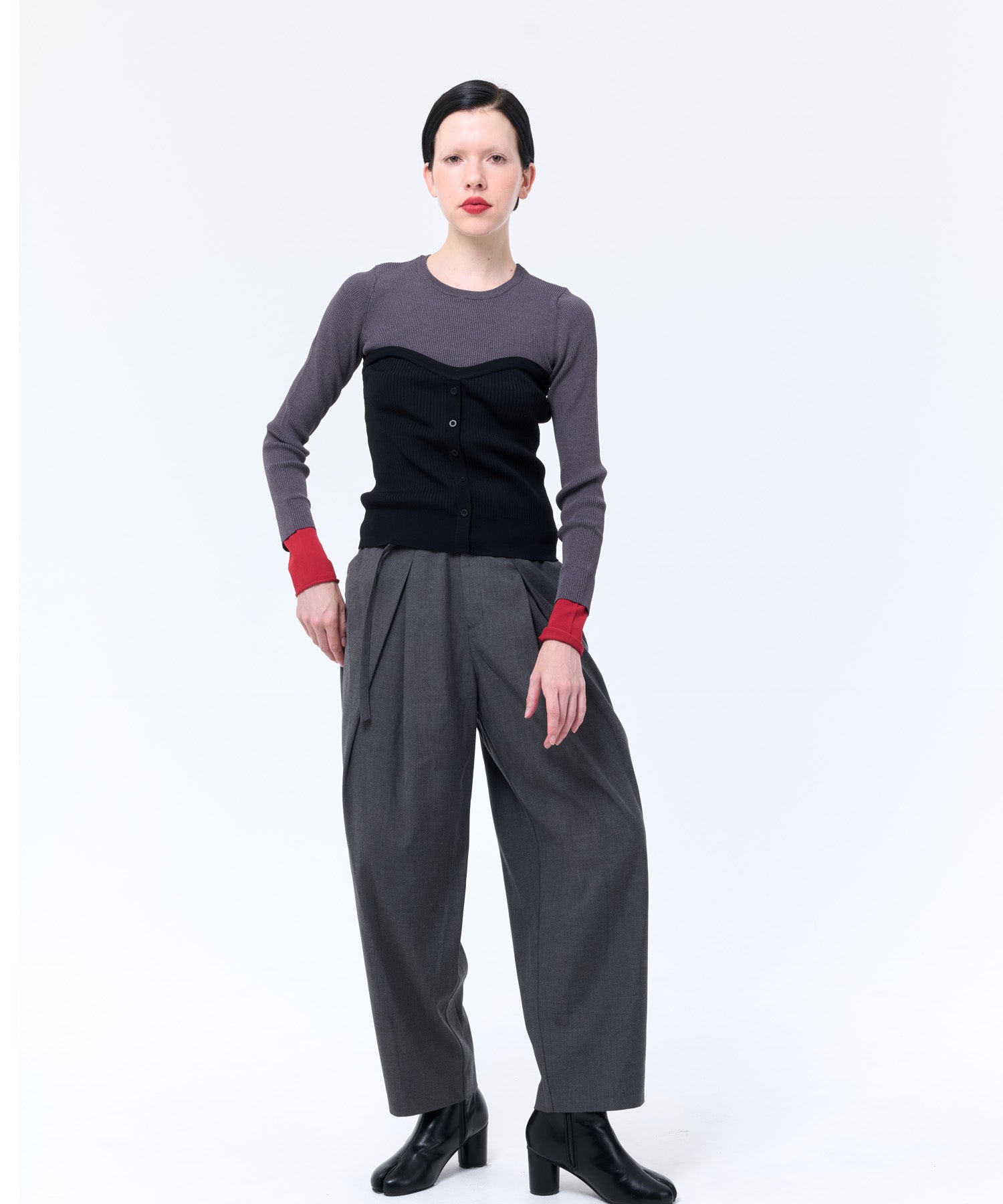 eaphi　RIB KNIT BUSTIER　ブラック eaphi OPENWORK KNITTING BUSTIER ブラック - メルカリ