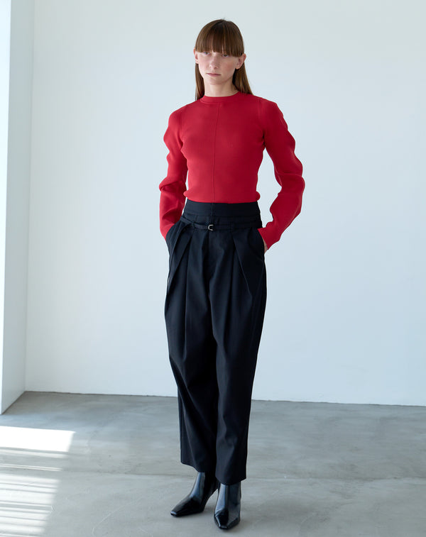 SPONDISH CURVED SLEEVE KNIT