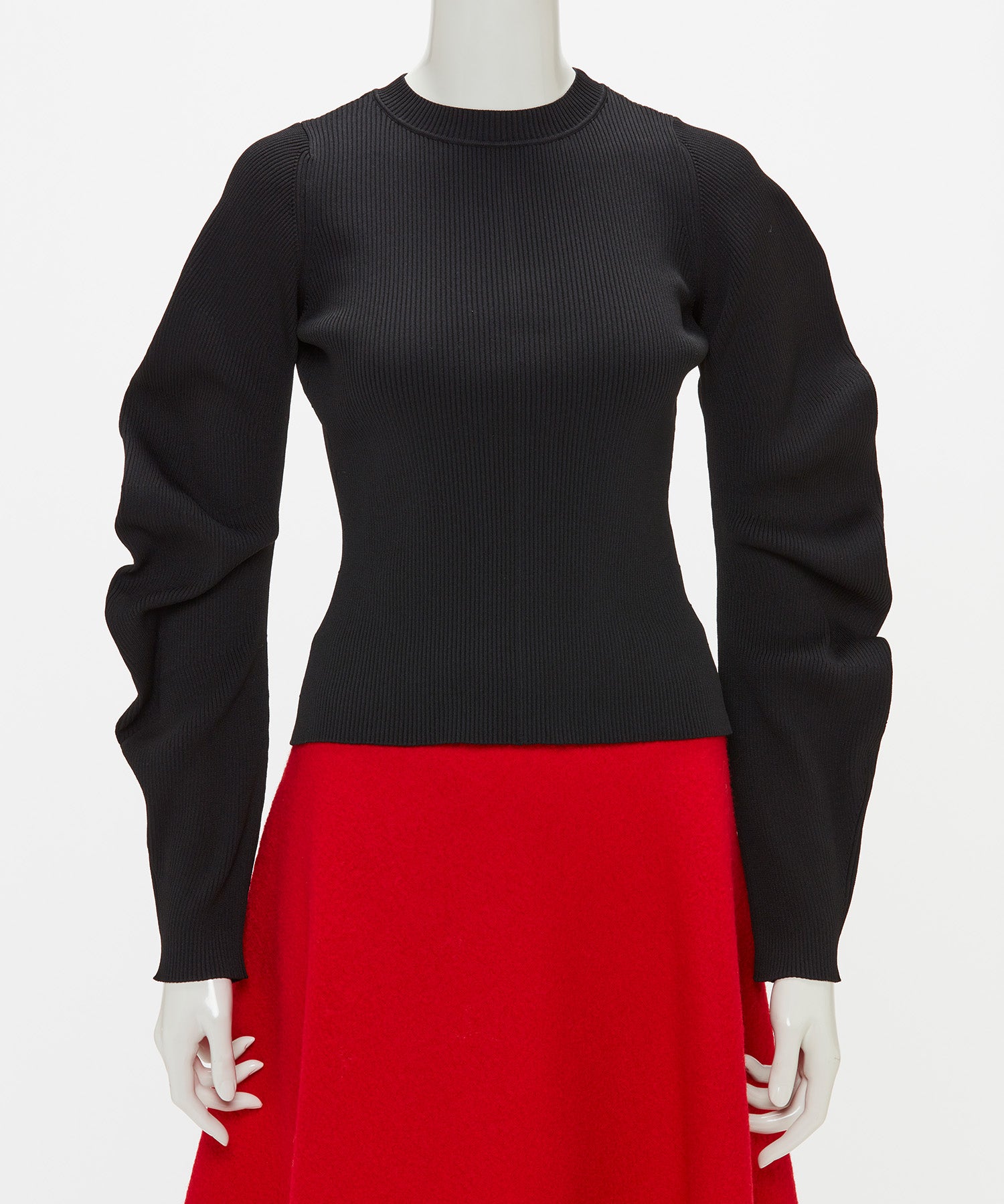 SPONDISH CURVED SLEEVE KNIT