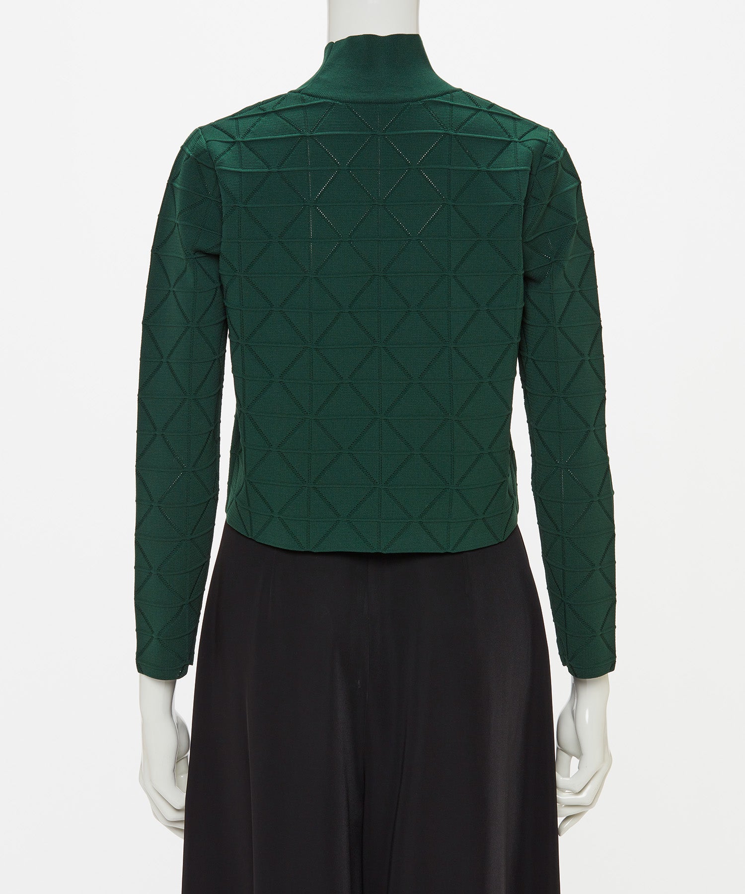 JACQUARD HIGH-NECK KNIT