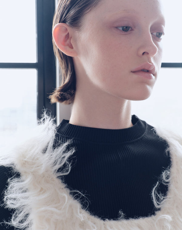 2WAY FLUFFY SHAGGY VEST