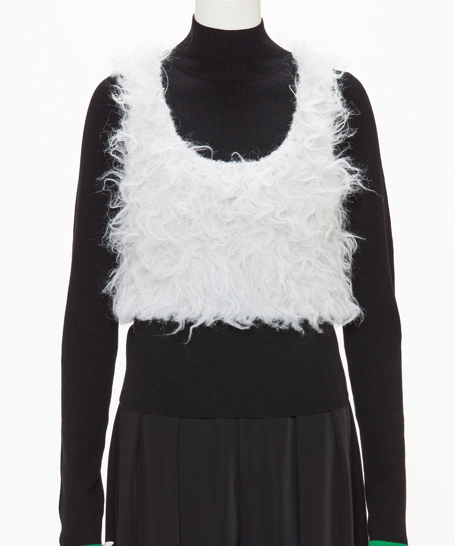 2WAY FLUFFY SHAGGY VEST
