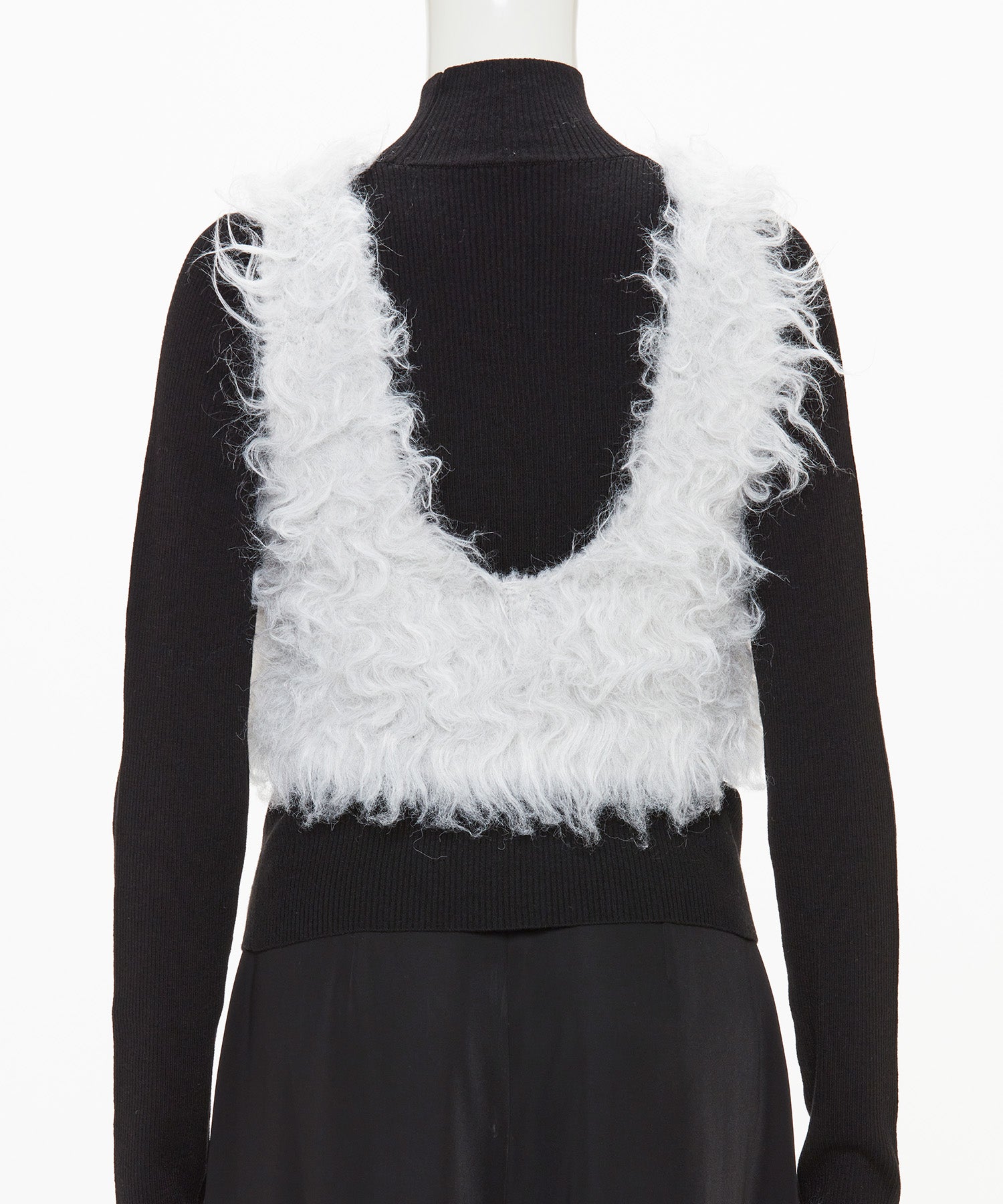 2WAY FLUFFY SHAGGY VEST