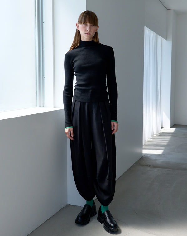 WOOL BLEND HIGH NECK KNIT