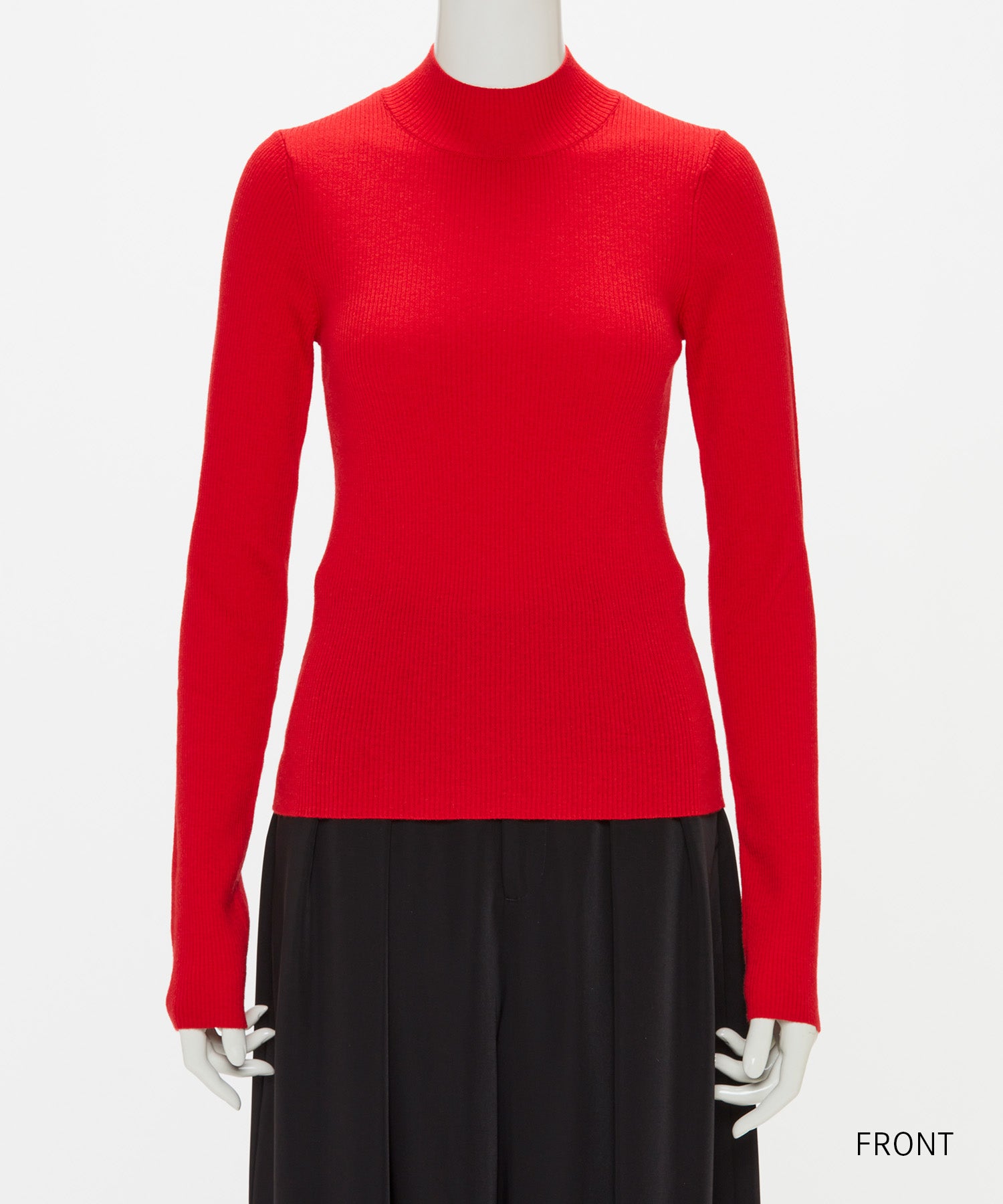 WOOL BLEND HIGH NECK KNIT