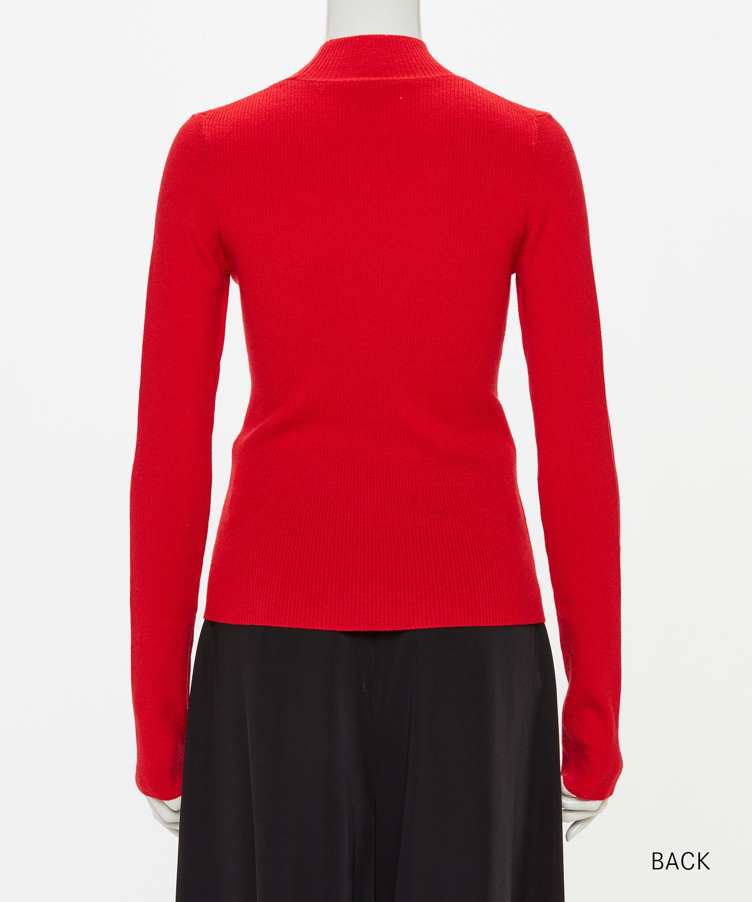 WOOL BLEND HIGH NECK KNIT