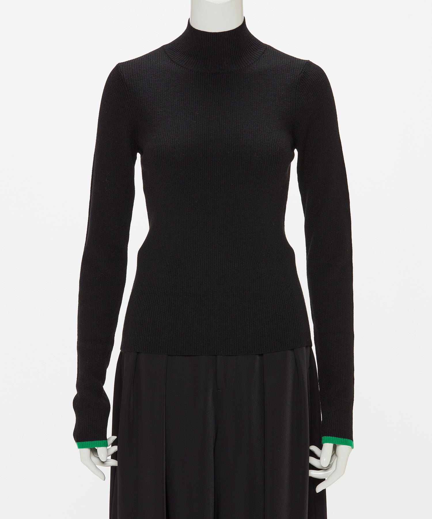 WOOL BLEND HIGH NECK KNIT