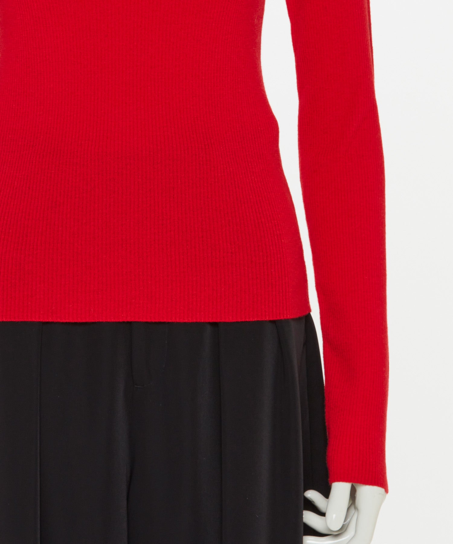 WOOL BLEND HIGH NECK KNIT