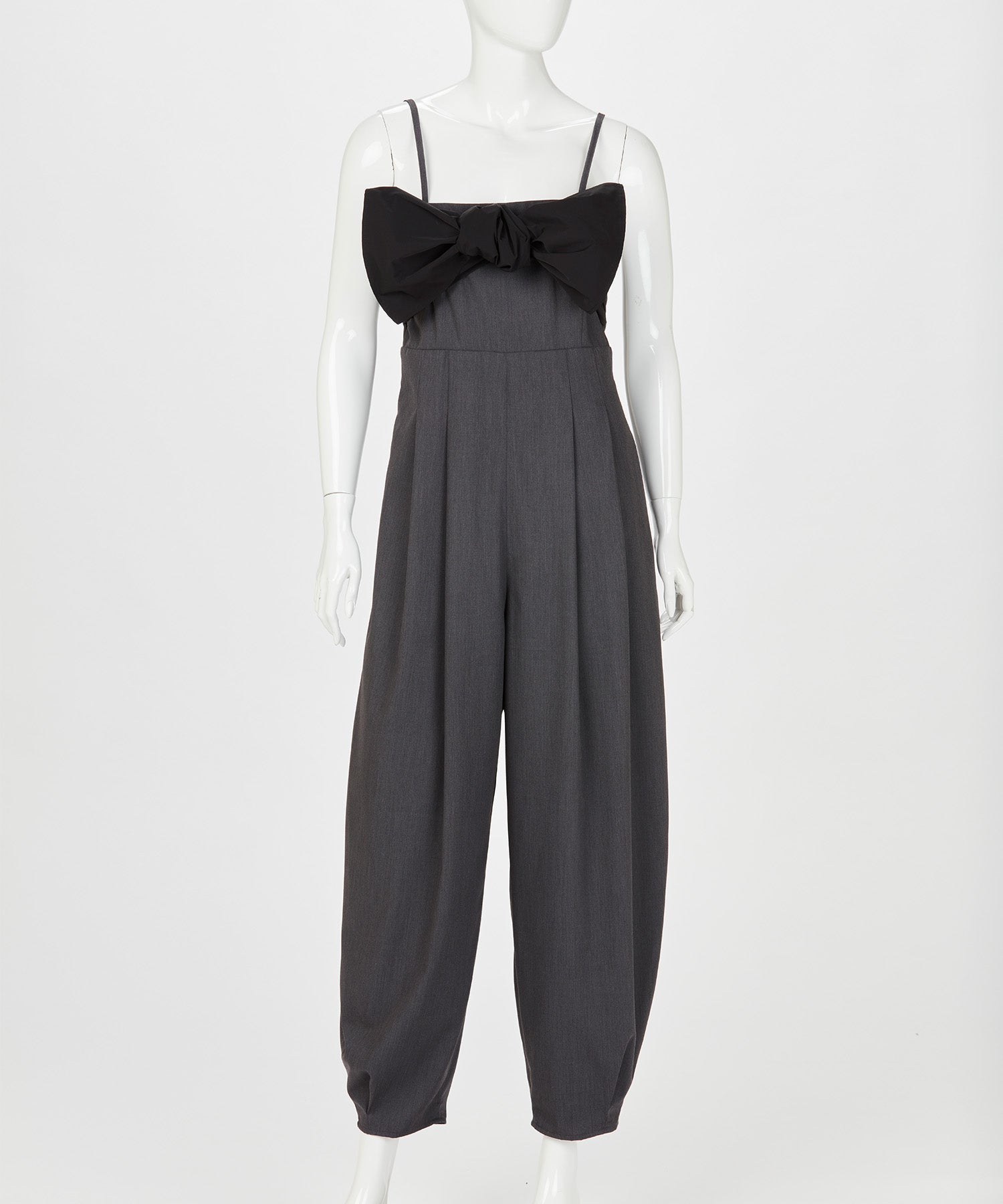 2WAY JUMPSUIT WITH RIBBON