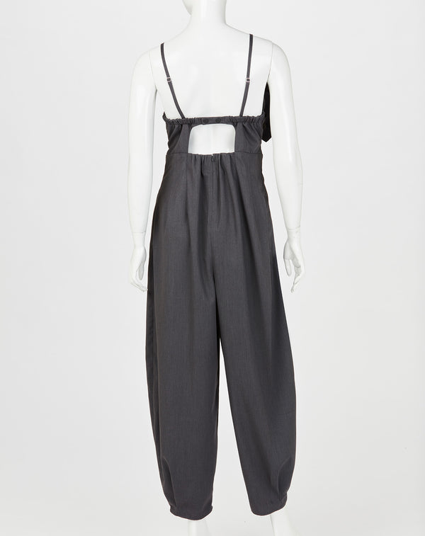 2WAY JUMPSUIT WITH RIBBON