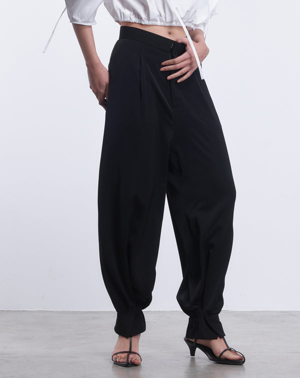 DESIGN HEM BALLOON PANTS