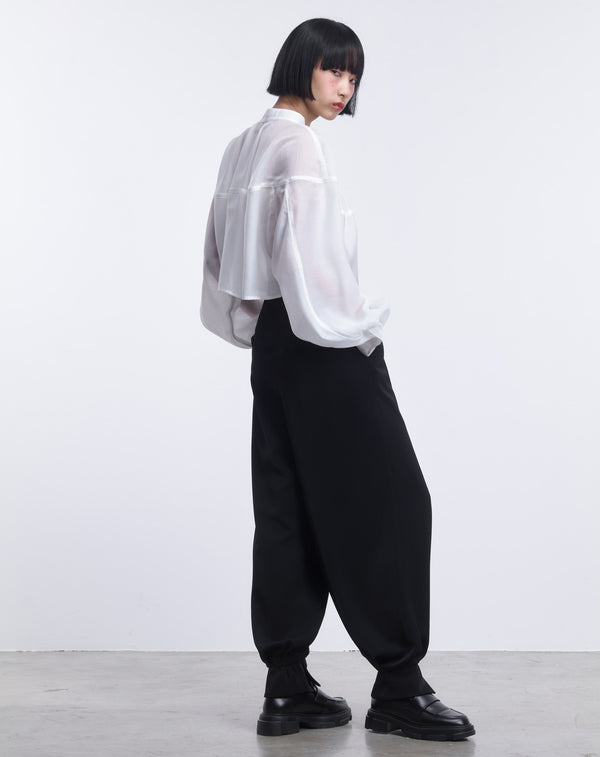 DESIGN HEM BALLOON PANTS