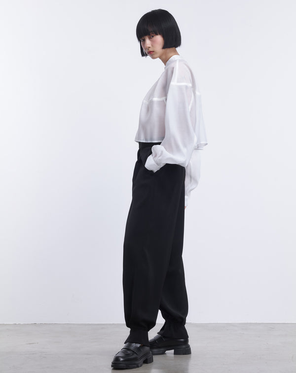 DESIGN HEM BALLOON PANTS