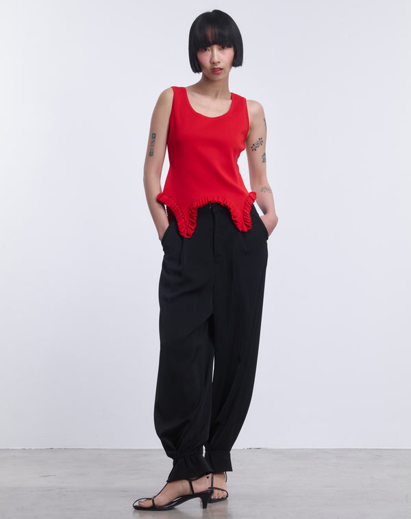 DESIGN HEM BALLOON PANTS