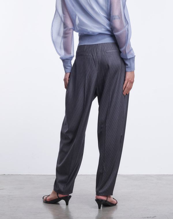 DEEP-TUCK PANTS