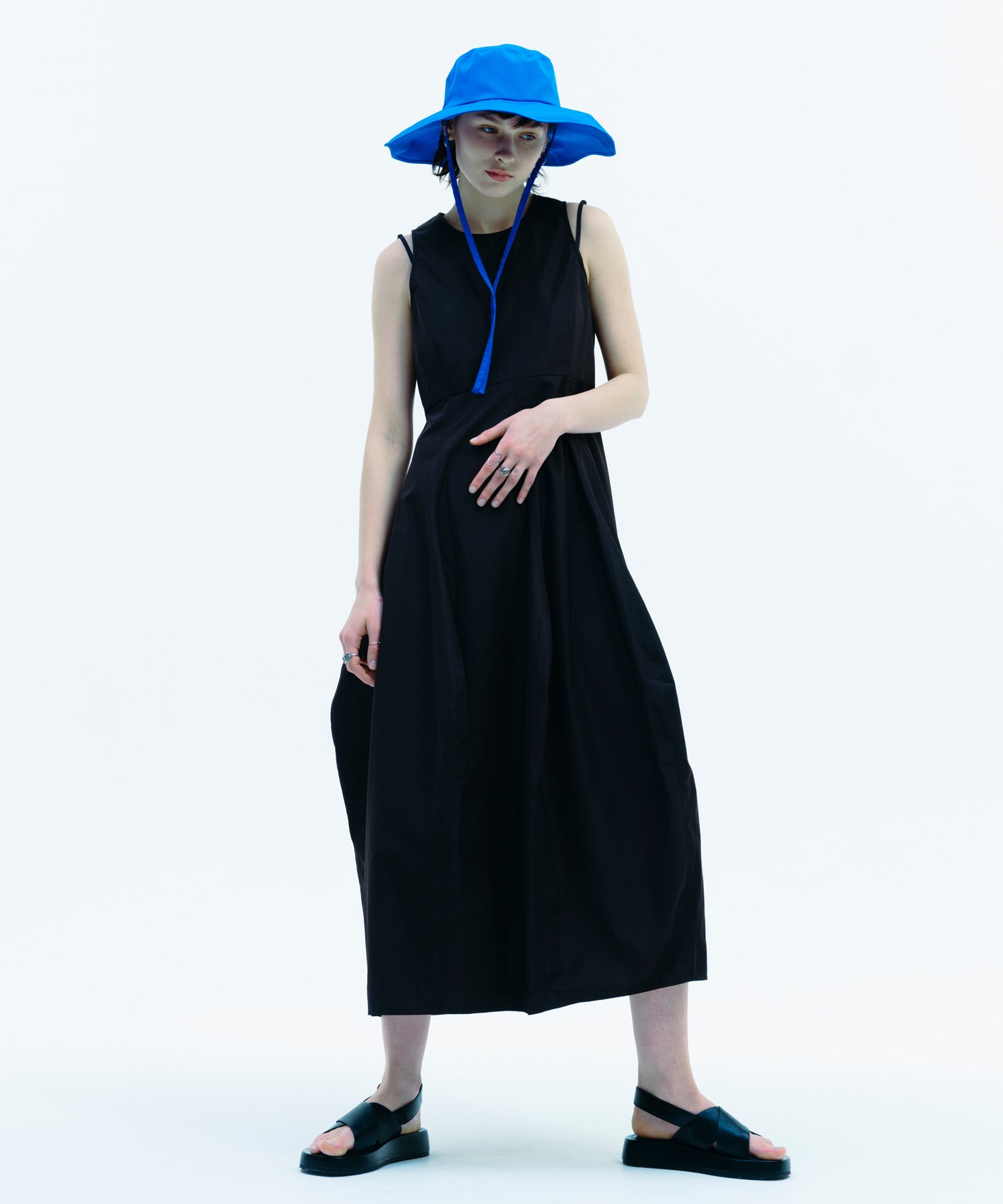 TAFFETA COCOON DRESS