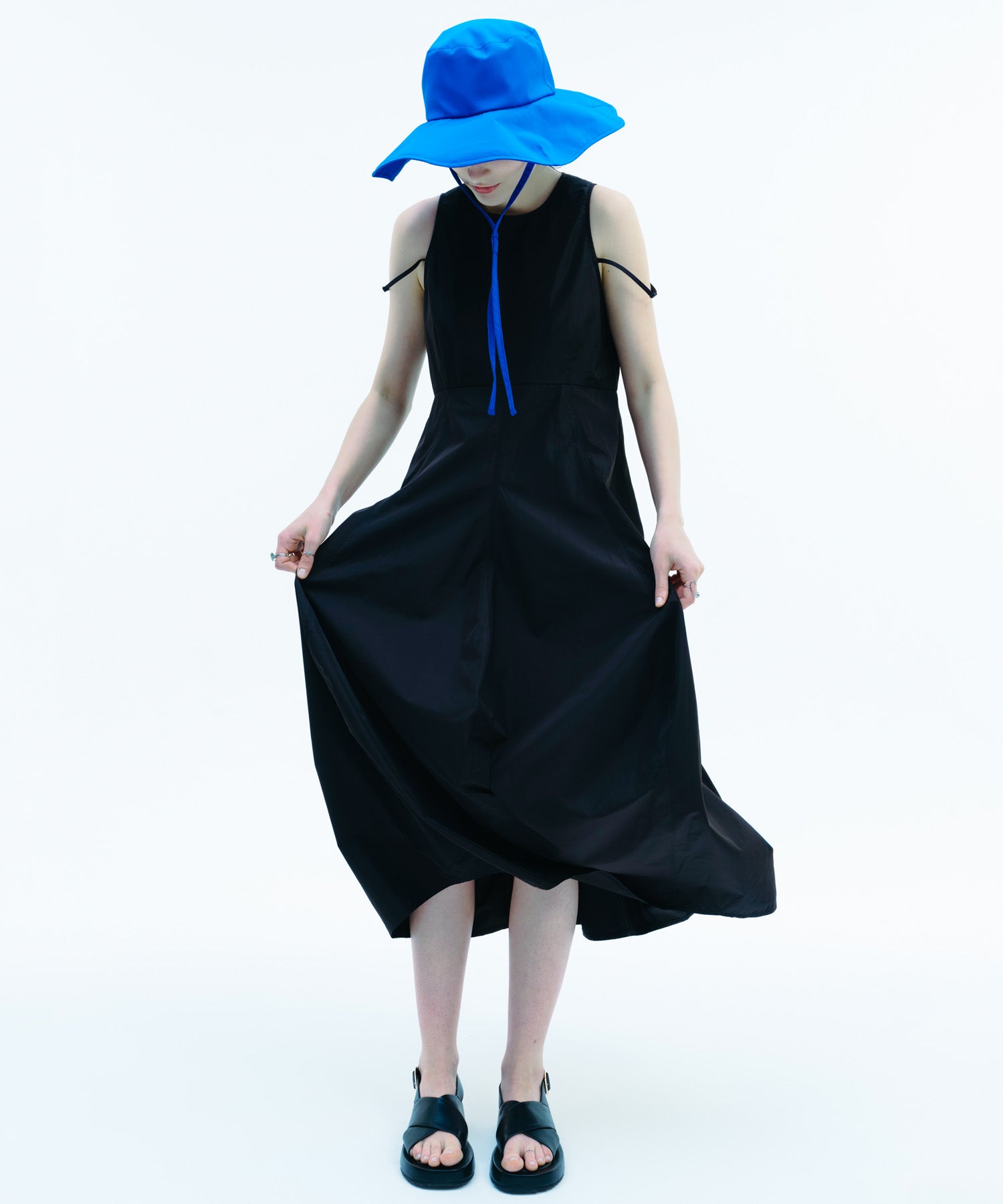 TAFFETA COCOON DRESS