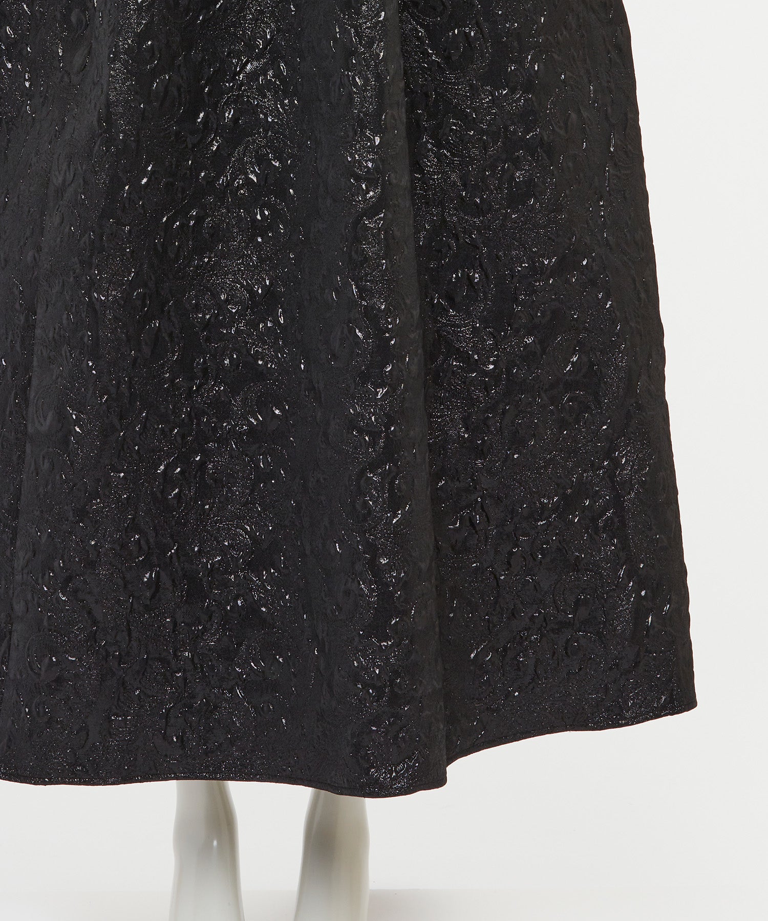 GLITTER JACQUARD VOLUME CAMISOLE DRESS