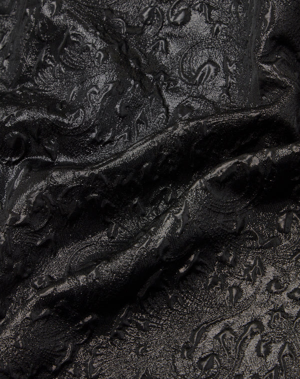 GLITTER JACQUARD VOLUME CAMISOLE DRESS