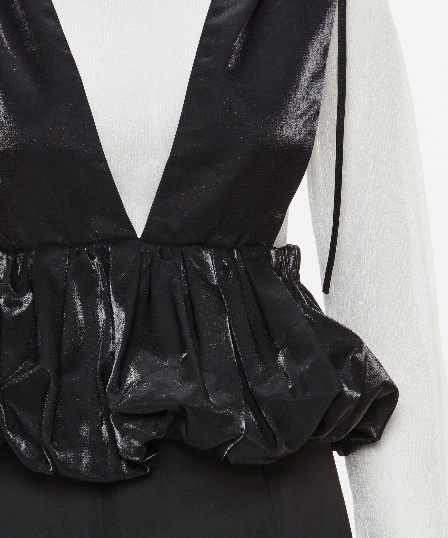 SHINY BALLOON BUSTIER