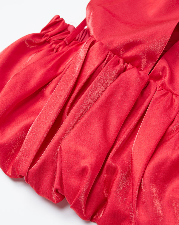 SHINY BALLOON BUSTIER