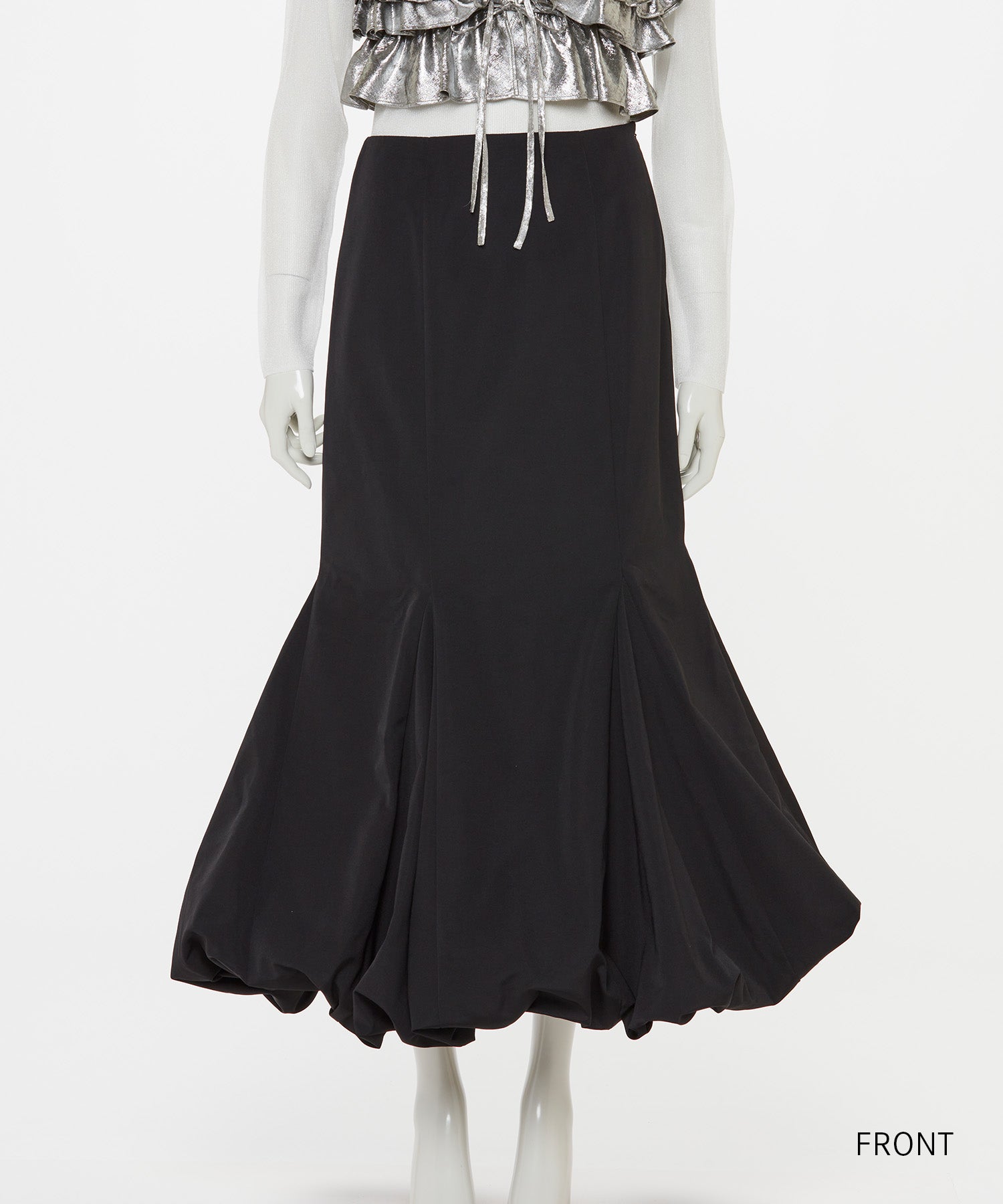 TAFFETA BALLOON MERMAID SKIRT