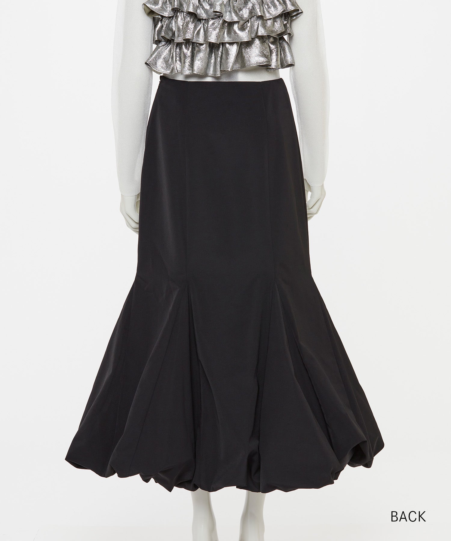 TAFFETA BALLOON MERMAID SKIRT