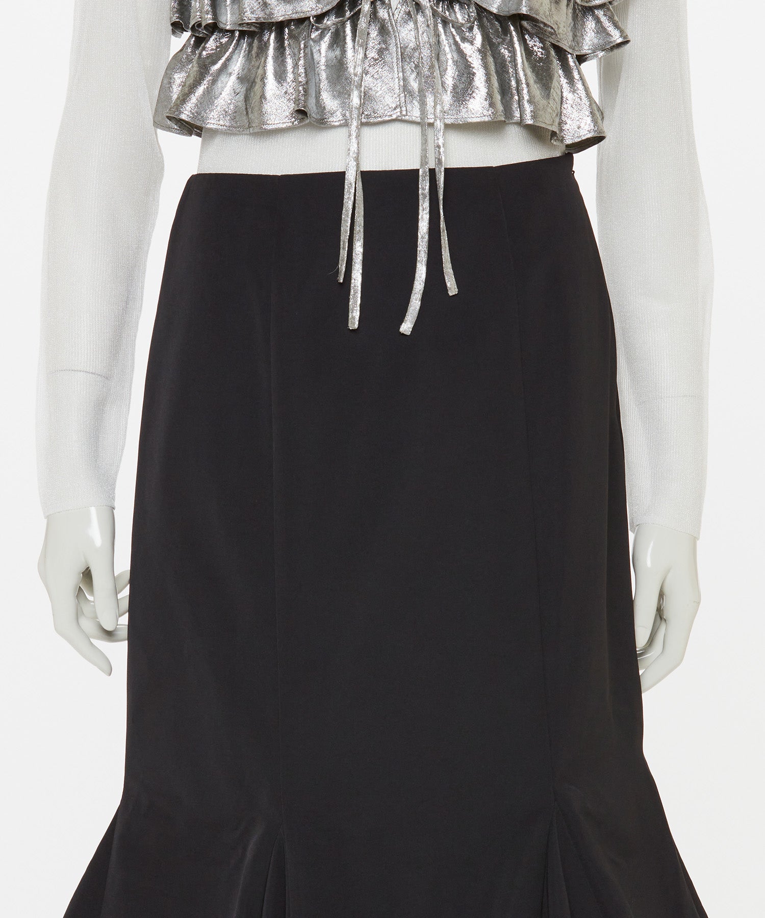 TAFFETA BALLOON MERMAID SKIRT