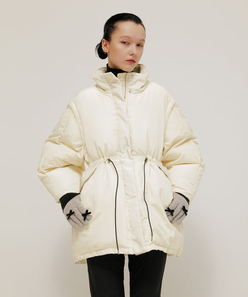 DETACHABLE FIBER DOWN JACKET