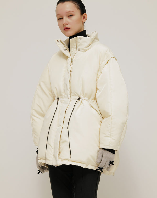 DETACHABLE FIBER DOWN JACKET