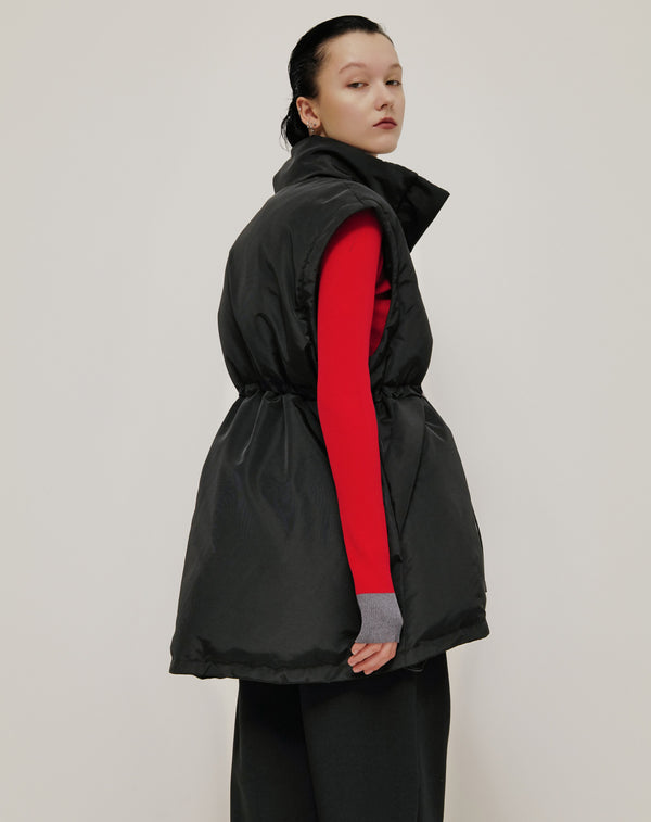 DETACHABLE FIBER DOWN JACKET