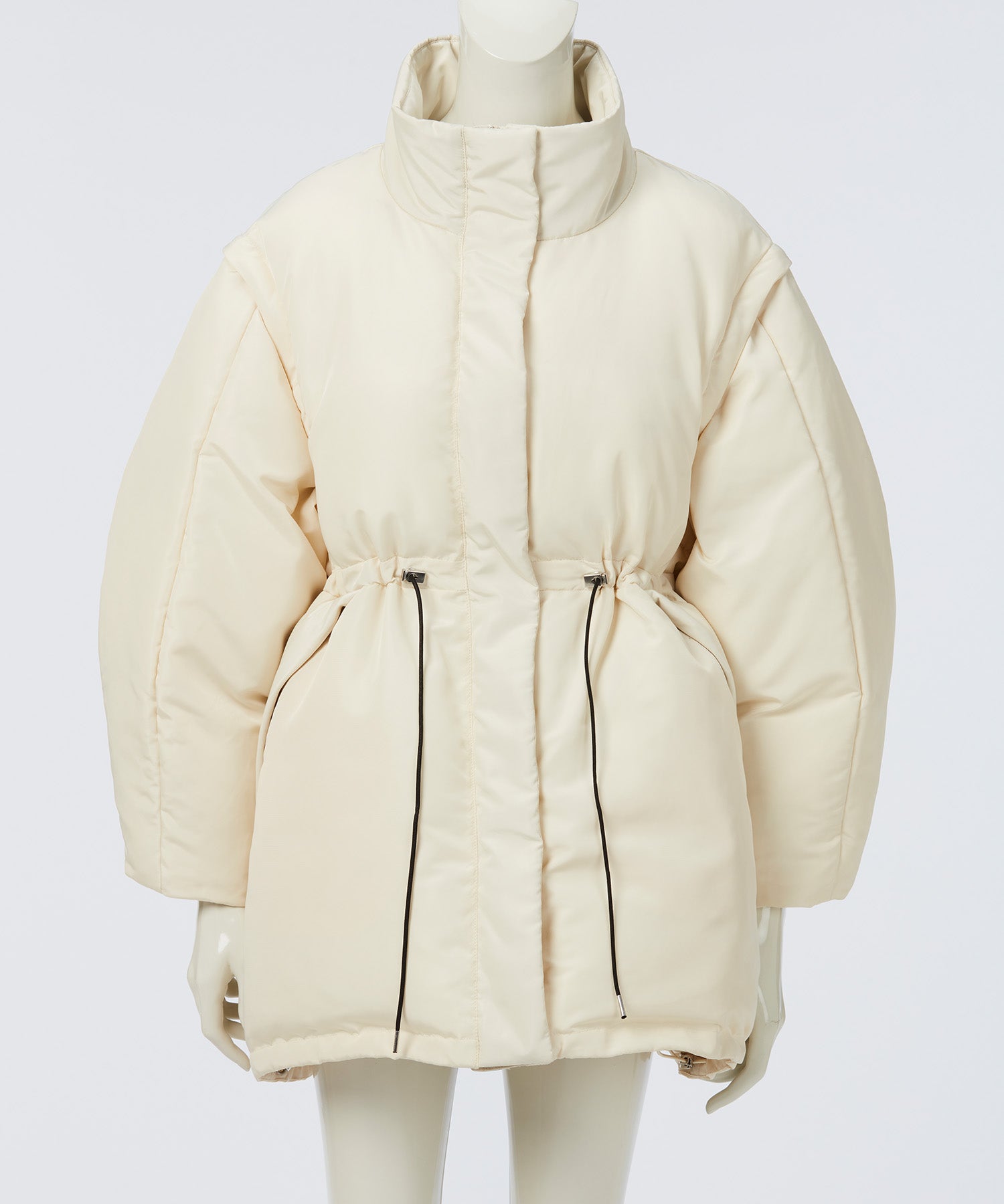 DETACHABLE FIBER DOWN JACKET