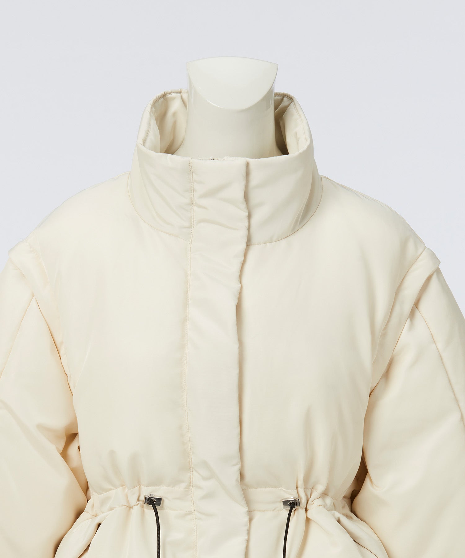 DETACHABLE FIBER DOWN JACKET