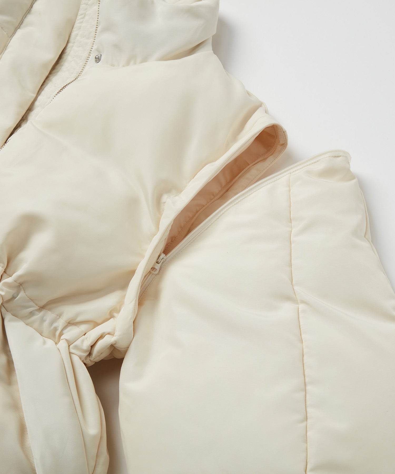 DETACHABLE FIBER DOWN JACKET